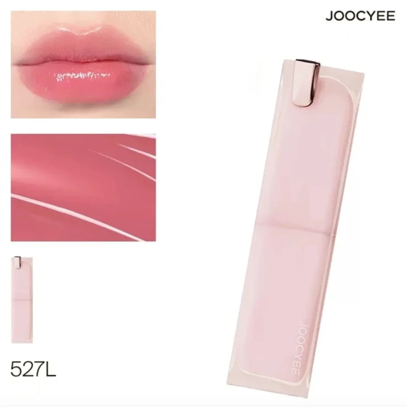 Joocyee Glazed Rouge Upgrade Crystal Frozen Film Version Moisturize Glass Lipstick Lip Makeup Smoky Longlasting Lipstick