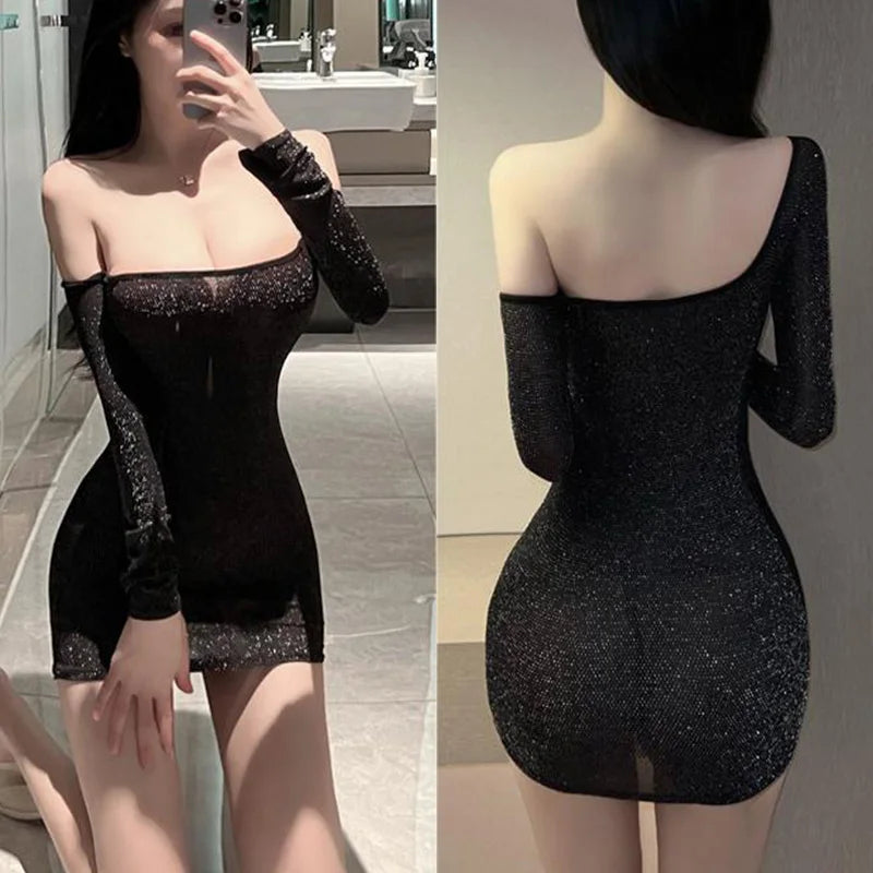 Dress Tight fitting hip hugging skirt sexy dress sexy lingеrie set Fantasy clothing Casual women's dresses Woman clothing xxx - Seprincess