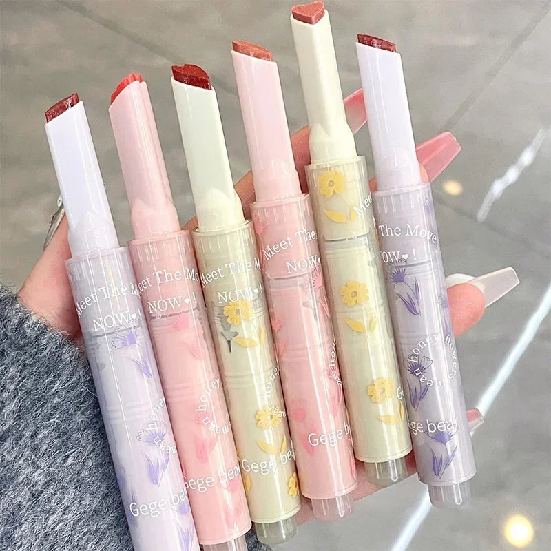 Florettes Jelly Love Lipstick Flower Knows Water Gloss Lip Gloss Non-stick Cup Mirror Lip Tint Cheap Korean Make-up Wholesale - Seprincess