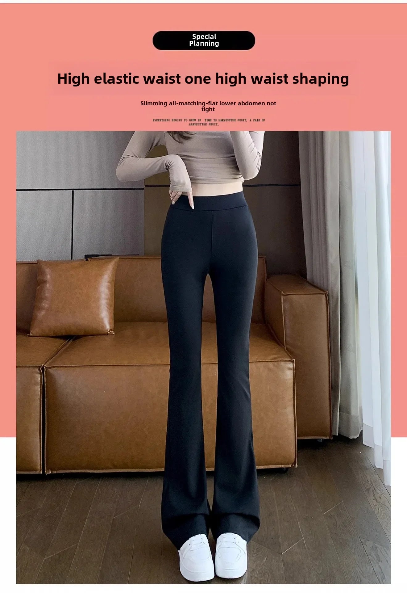 High-waisted Bell-bottom Pants Women's Spring/autumn New Arrival 2024 Petite Summer Thin Style Black Micro-flared Suit Pants