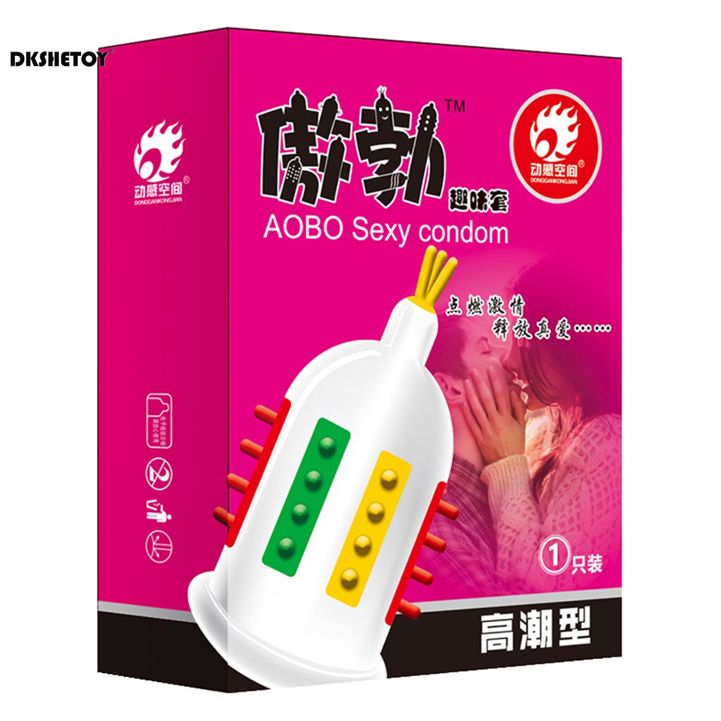 3D Spiked Ribbed Condoms Adults Sex Toys For Men 18+ Vaginal G Spot Stumilation Latex Condom Big Dotted Penis Sleeve Sex Shop - Seprincess