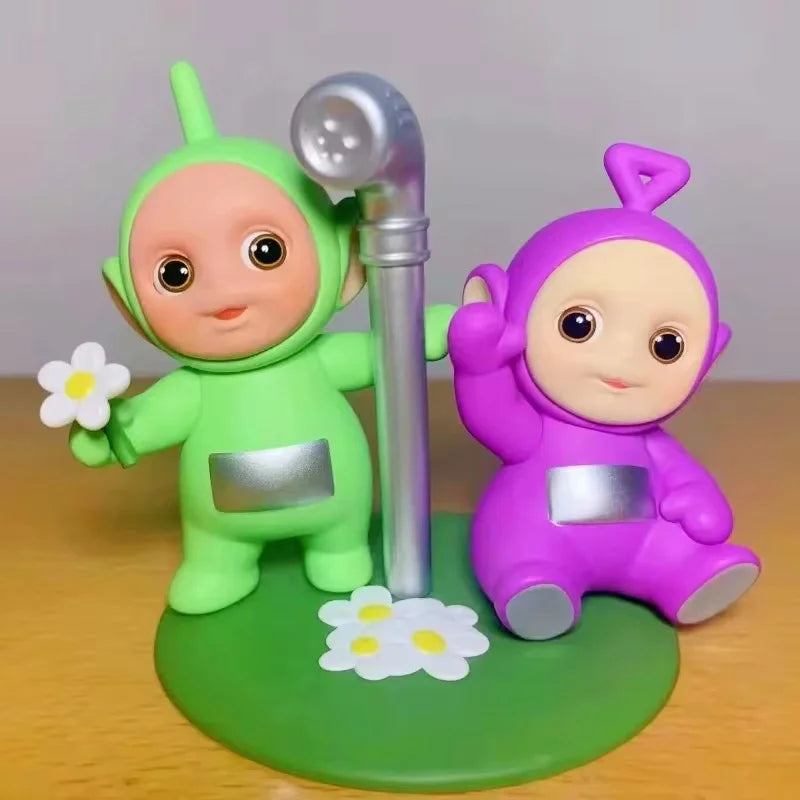 Hot Teletubbies Companion Series Resin Kit Toy Ornaments Movable Desktop Model Toy Ornament Collect Decor Festival Birthday Gift - Seprincess