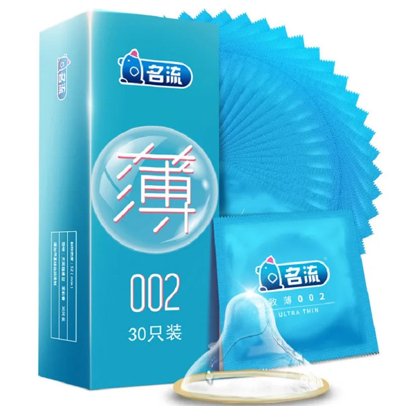 30PCS Ultra Thin Condoms Sex Toys Smooth Penis For Penis Lubricated Delay Ejaculation Condom Contraception Sex Goods Adult Shop - Seprincess