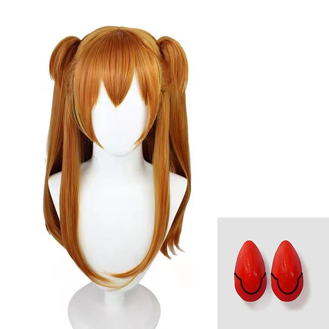 Asuka Langley Soryu Cosplay Costume Wig Hair Clips Rei Ayanami Cosplay Girl Women Halloween Loli Clothing Accessory - Seprincess