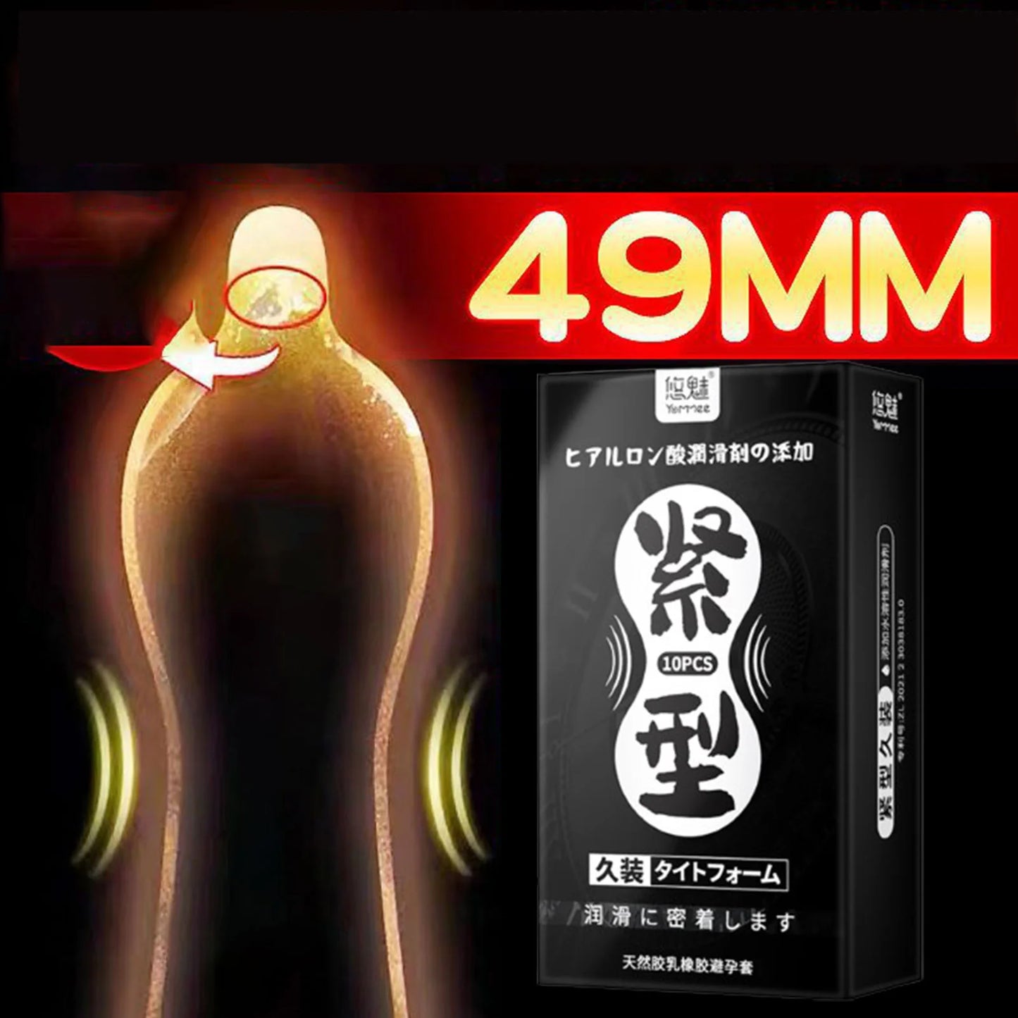 Ultra Thin Condoms Long-lasting For Men Sex Ejaculation Delay Latex Condom Hyaluronic Acid 0.01 Penis Sleeve For Adults Sex Love - Seprincess