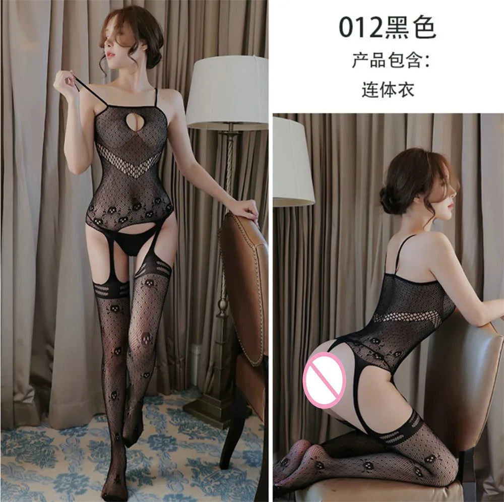 Sexy lingerie lenceria Tights women колготки collant femme medias ropa mujer fantasia feminina adulta vetement femme sexy teddy