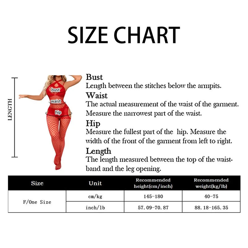 Exotic Crotchless Sexy Lingerie Fishnet Bodystocking Mesh Bodysuit Porno Costumes for Plus Size Women