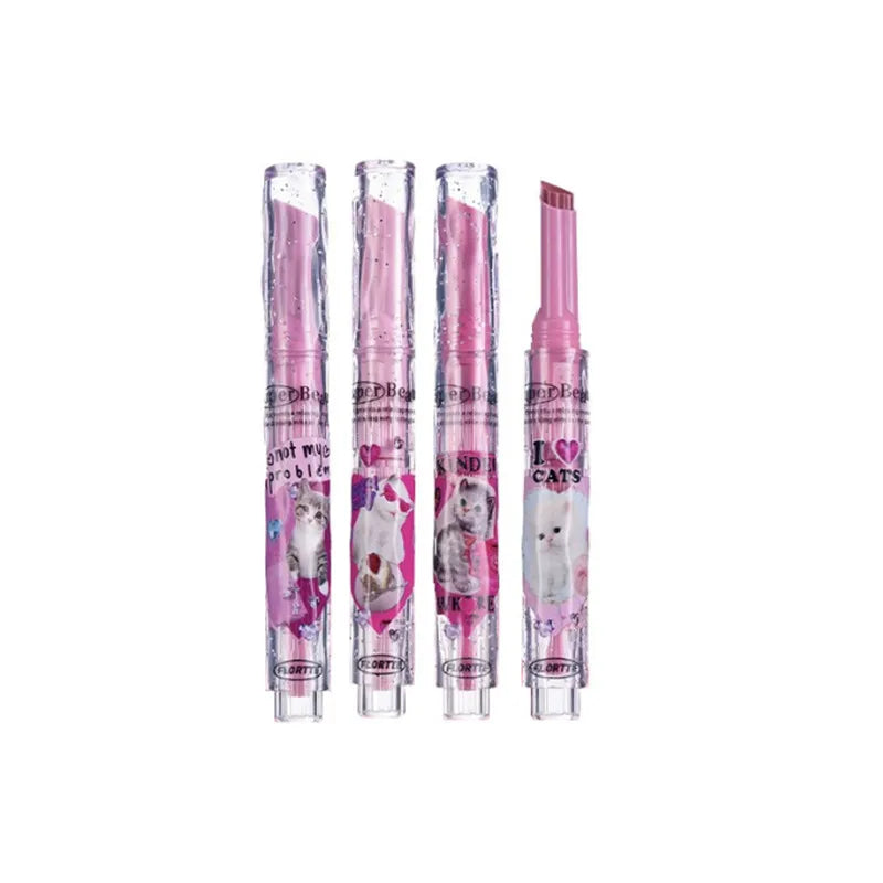 【New Arrival】FLORTTE Shimmer Lipstick Solid Lip Balm Moisturizing Water Gloss Lip Glaze - Seprincess