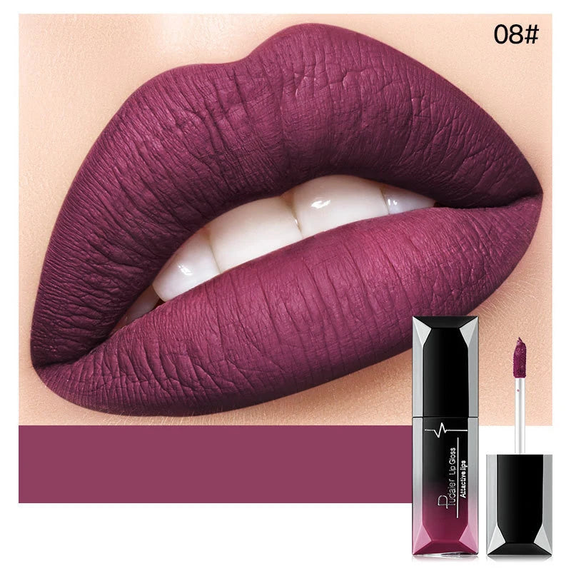 Korean Makeup Matte Lipstick Lip Stain Jelly Cheap Low Price Freeshiping Long Lasting 24 Hours Waterproof 24h Lips - Seprincess