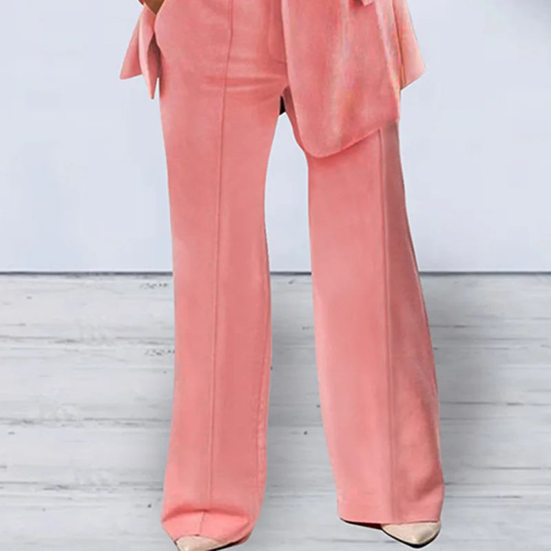 Autumn Fashion New Women's 2PCS Pants Sets Business Office Ladies Formal Blazer And Pants Sets Tracksuit Sets Female Outfits - Seprincess