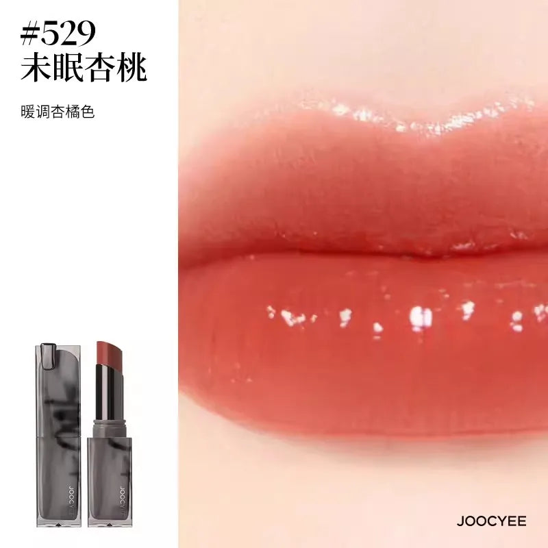 Joocyee Glazed Rouge Upgrade Crystal Frozen Film Version Moisturize Glass Lipstick Lip Makeup Smoky Longlasting Lipstick