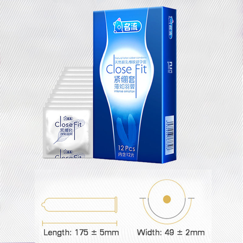 Personage Condoms for men delay ejaculation 49mm small Size close fit Ultra Thin Long Lasting Lubricated Condom for adults 18+ - Seprincess