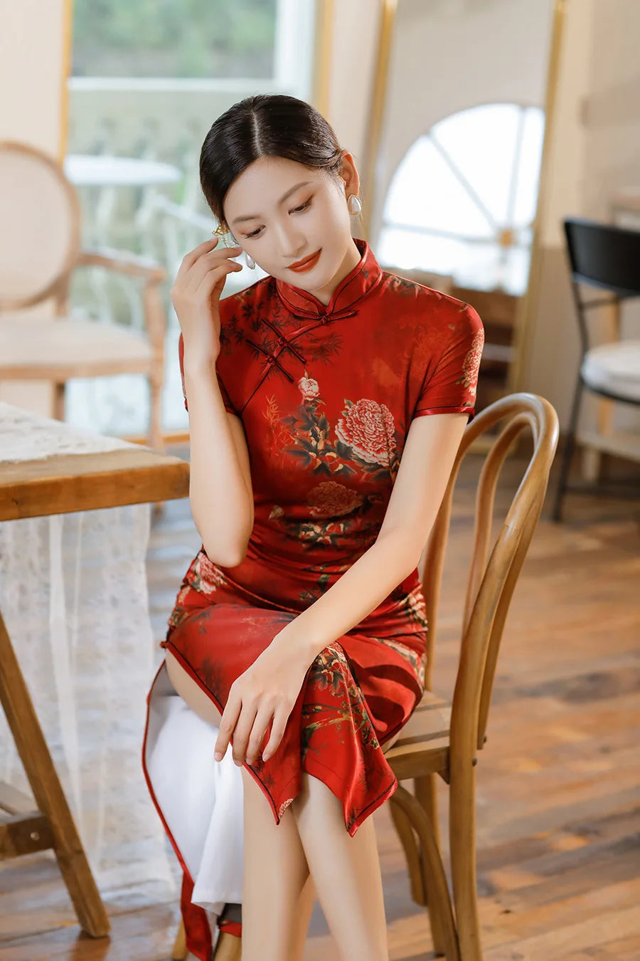 New Women Cheongsam Chinese Traditional Slim Dress Wedding Costume Long Dresses Sexy Qipao Multi Color - Seprincess