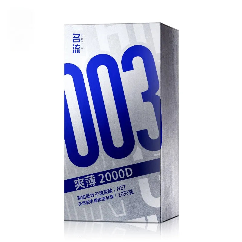 Mingliu 003 Ultra Thin Condoms for Men 2000D Hyaluronic Acid Latex Condom Penis Sleeve Sex Toys for Adults Products Sexshop - Seprincess