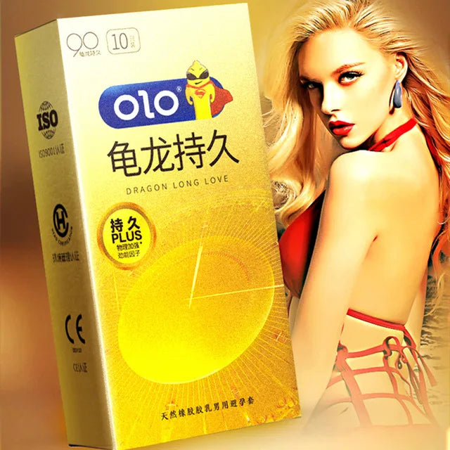 Hyaluronic Acid 0.01 Ultra Thin Condom For Long Sex ICE Fire Delay Condoms Safe Penis Sleeve Sex Toys Contraception For Adult 18