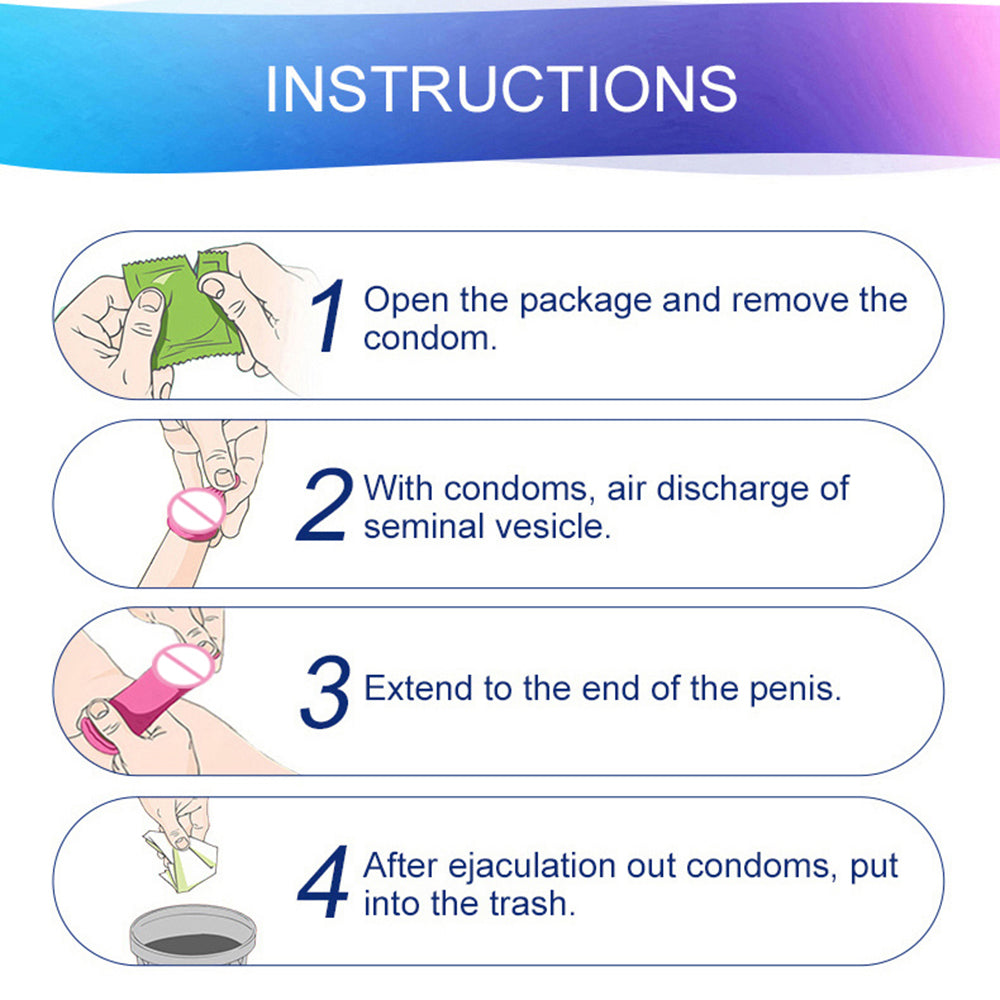 10PCS 49mm/55mm/58mm Condoms S/M/L Size Super Lubrication G-spot Stimulation Large Lubrication Sex Toys for Adults Sex Life 18+ - Seprincess