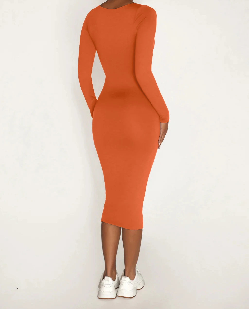 Long Sleeve Bodycon Women's Dress Sexy Party Bandage Long Dresses Thick Differentcolor