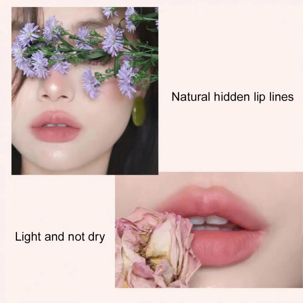 Lip Gloss Moisturizing Lip Tint Mud 6 Colors Lips Makeup Lipstick Long Lasting Lip Glaze Creative Cosmetics Waterproof Korean - Seprincess