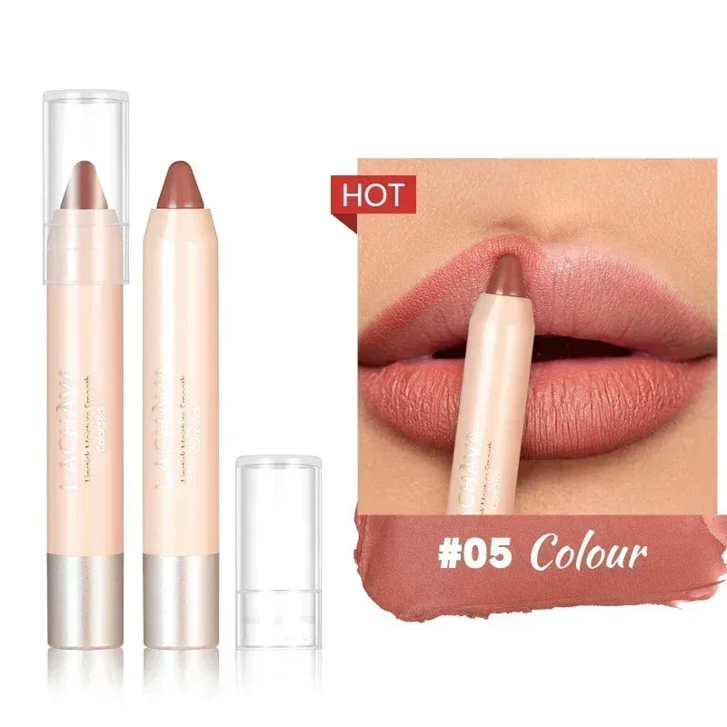 Nude Brown Lipliner Pen Waterproof Sexy Red Matte Contour Tint Lipstick Lasting Non-stick Cup Lipliner Pen Lips Makeup Cosmetic - Seprincess