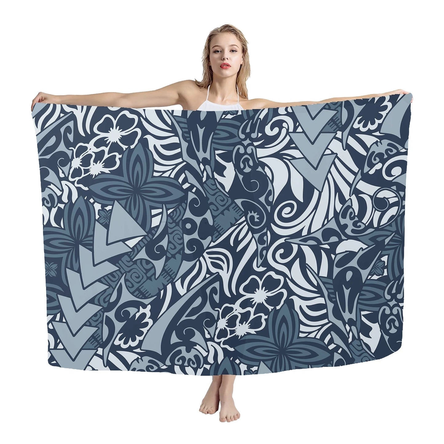 Custom design cover up swimwear cheap printed sexy mature women ladies beach sarong pareo hawaii pareos beach - Seprincess