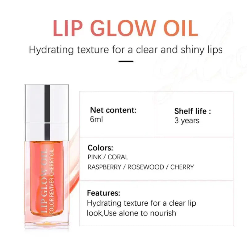 Crystal Jelly Moisturizing Lip Oil Sheglam Lip Tint Lip Gloss Makeup Sexy Lip Stain Serum Treatment Lip Coat Lipstick Cosmetics - Seprincess