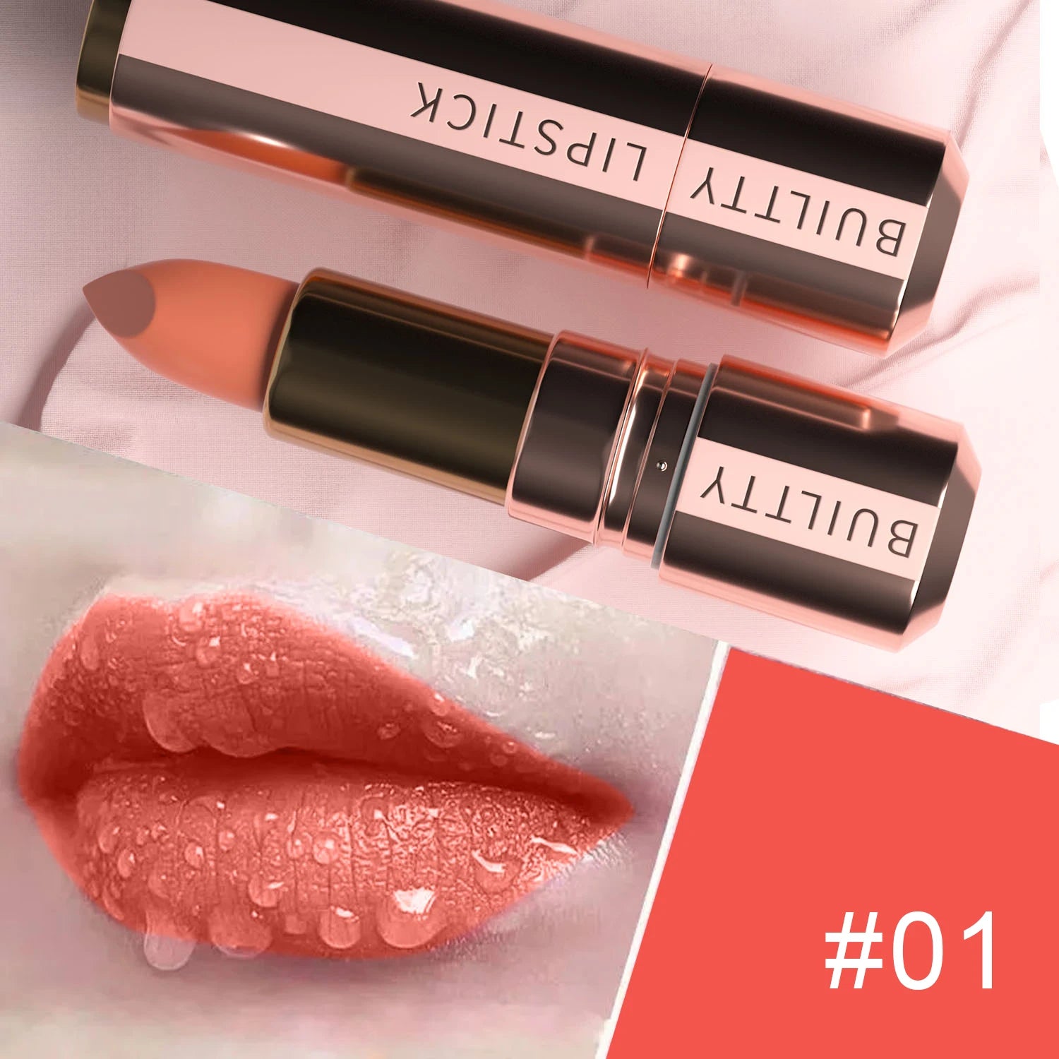 Matte Lipsticks Long Lasting Pink Red Lipstick Waterproof Natural Nude Moisturizing Hydrating High Pigmented Smooth Velvet - Seprincess