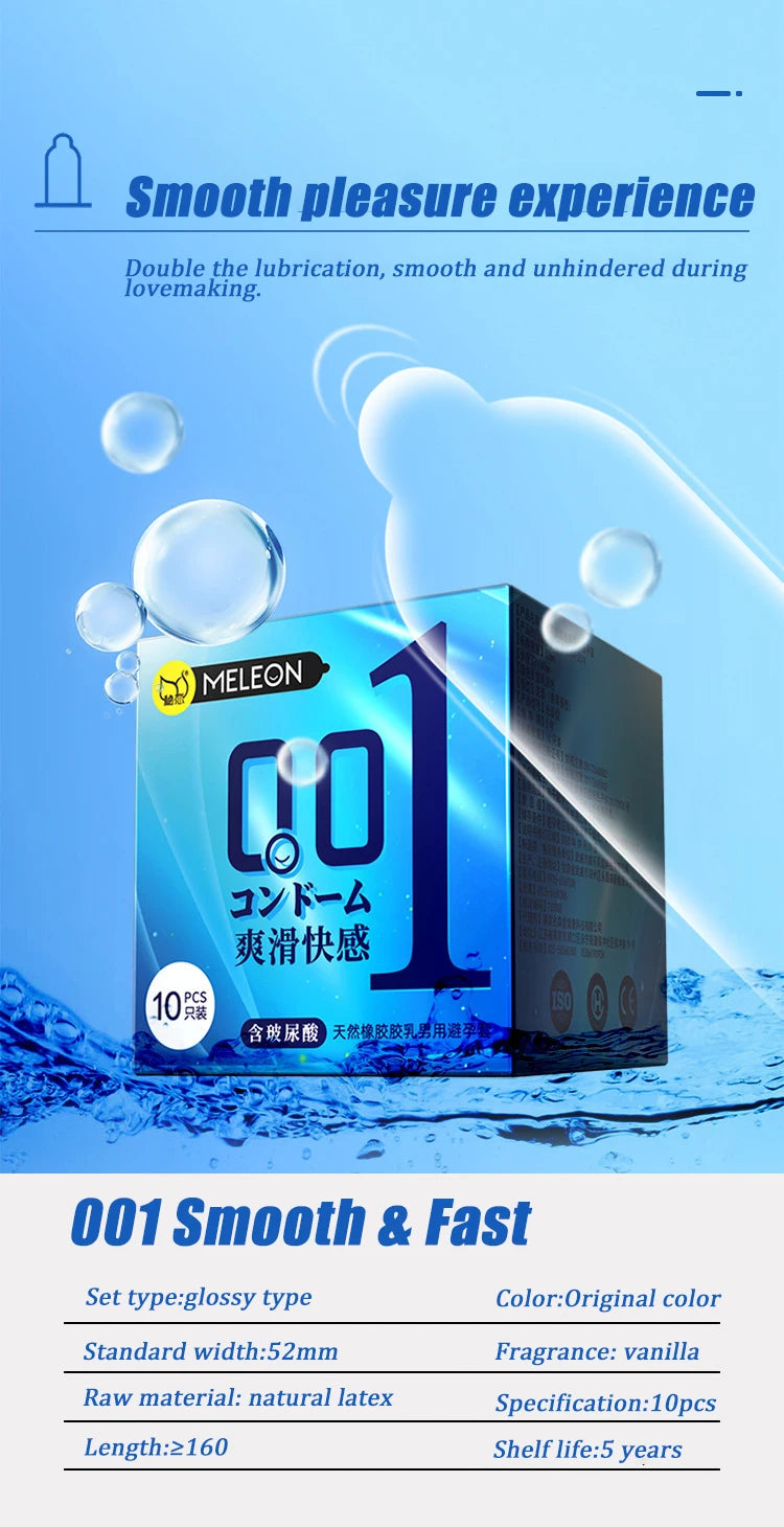 OLO 0.01 Ultra Thin Condoms For Men Long Sex Ejaculation Delay Ice Hot Feeling Latex Condom Penis Sleeve Sex Toys For Adults 18 - Seprincess