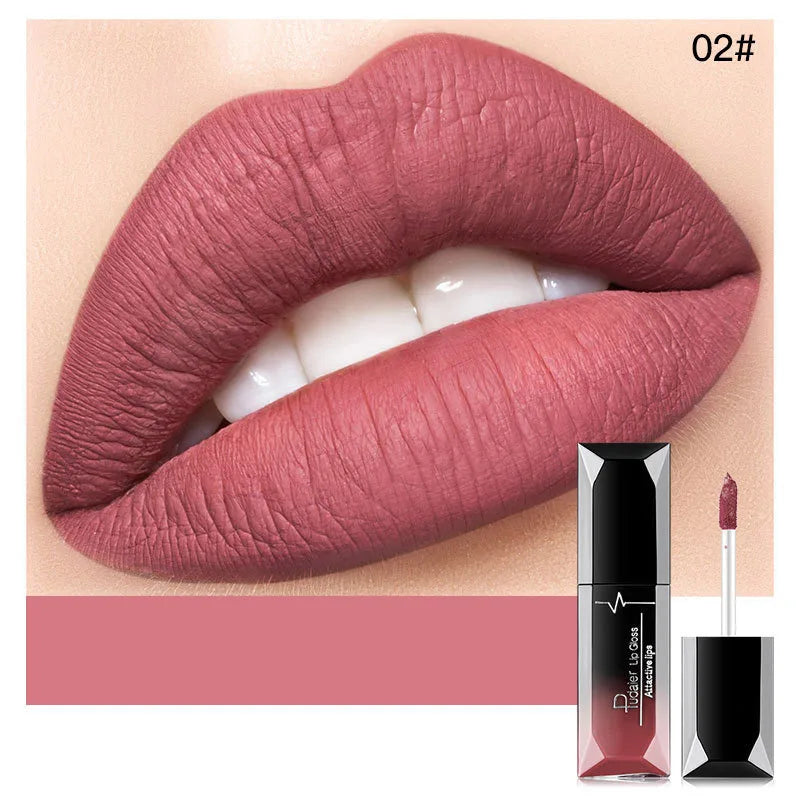 Korean Makeup Matte Lipstick Lip Stain Jelly Cheap Low Price Freeshiping Long Lasting 24 Hours Waterproof 24h Lips - Seprincess