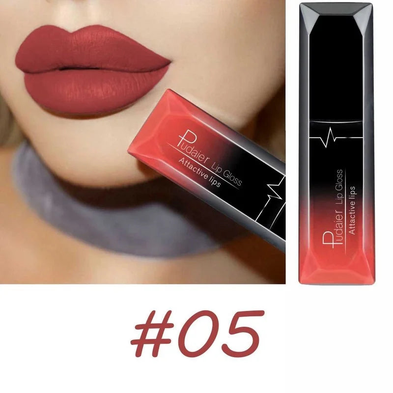 Best Lip Makeup 17 Color Sexy Matte Long Lasting Lipgloss Liquid Lipstick Lip Cream - Seprincess