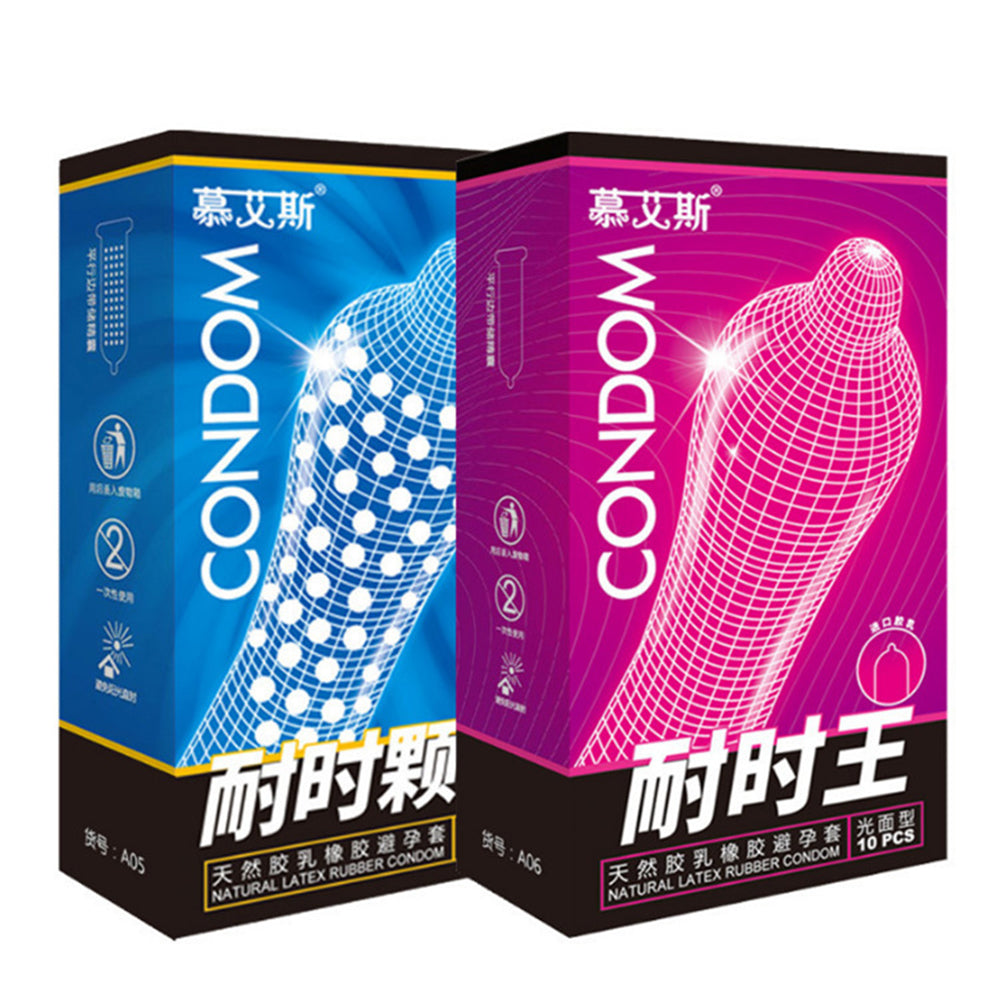 10pcs Particle Penis Sleeve Cock Spike Condoms Delay Ejaculation Contraception Dotted Sex Toys For Men G-dot Spot Simulation - Seprincess