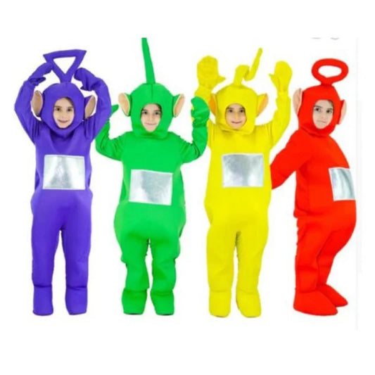 Animated Children'S Halloween Costume Teletubbies Cos Suit Doll Role-Playing Suit Cartoon Avatar One-Piece Holiday Costume Gifts - Seprincess