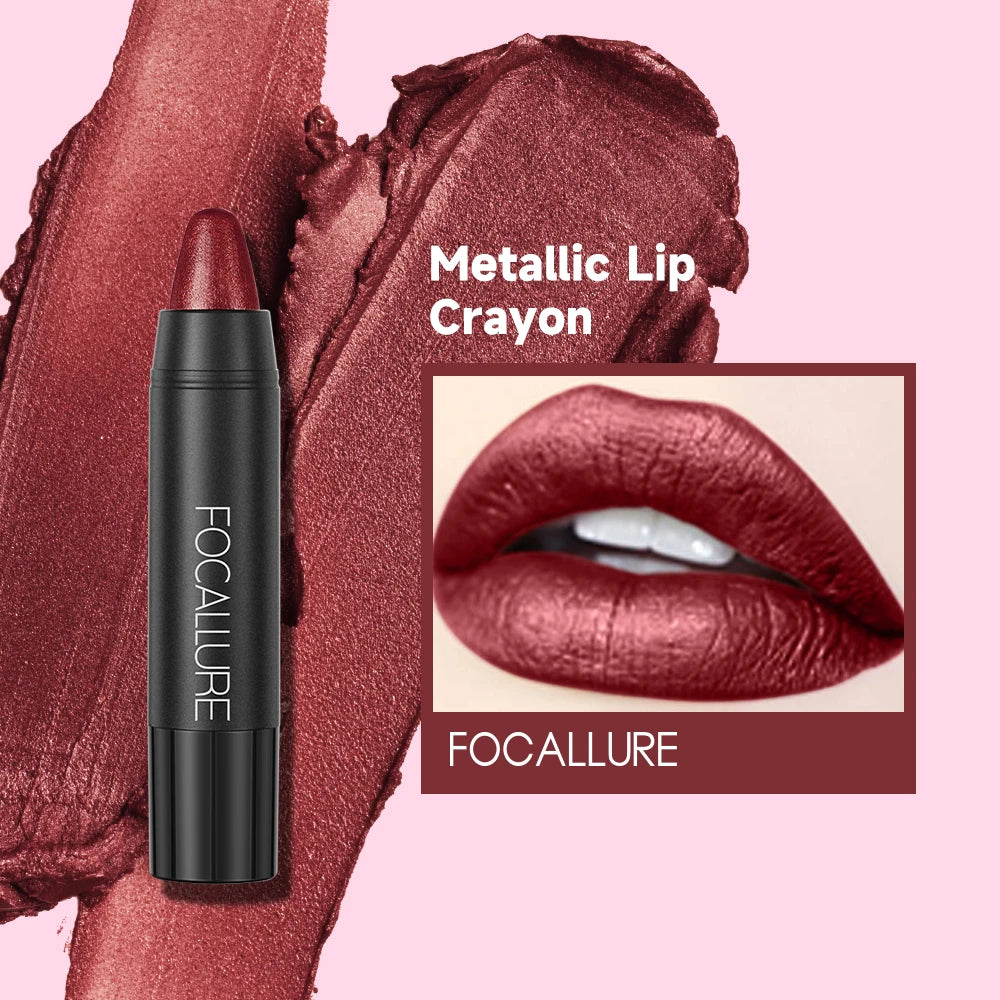 FOCALLURE 31 Colors Matte Lipstick Long Lasting Waterproof Sexy Lipbalm Non-Stick Lip Tint Lip Pencil Makeup Cosmetics for Women - Seprincess