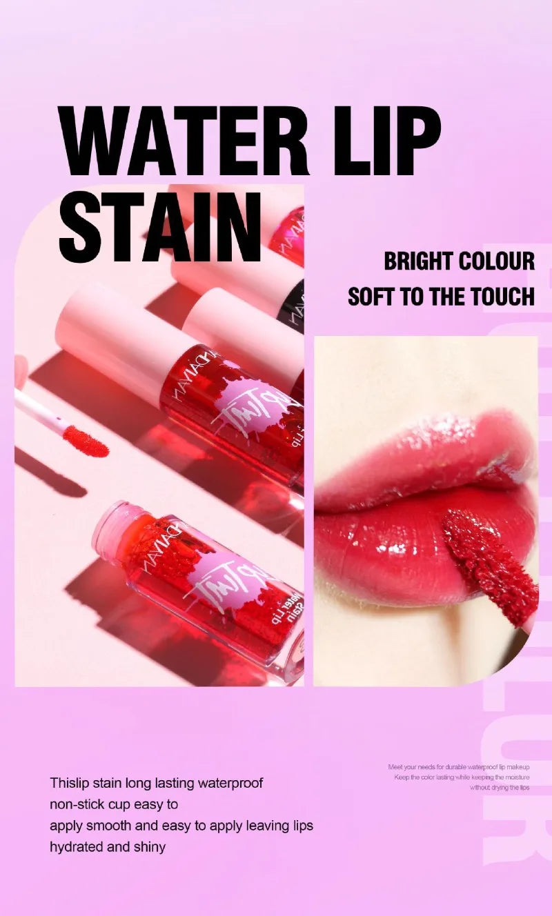 Fruit Juice Lip Tint Non-stick Cup Liquid Lipstick and Blush 2 In1 Waterproof Long Lasting Water Lip Stain Lips&cheek Makeup 1pc - Seprincess