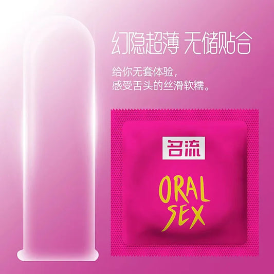 10pcs Oral Sex Condoms Fruit Flavor Passionate Contracepation Sex Toys Cherry Fragrance Cock Penis Sleeve Sex Supplies for Men - Seprincess