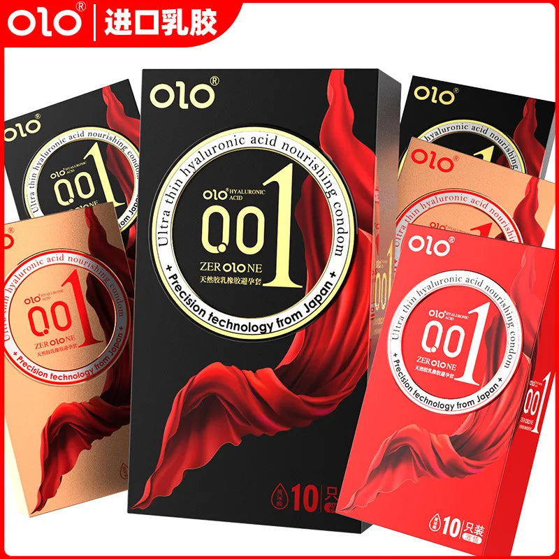 0.001 ultra thin Condoms for men Nude sensitive Latex Rubber Condom Hyaluronic Acid lubricated G Spot penis sleeve adults 18 - Seprincess