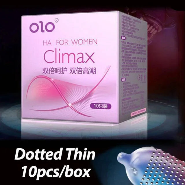 0.01 Ultra Thin Condoms for Men Ejaculation Delay Ice Hot Feeling Latex Condom Penis Sleeve Vaginal Stimulation Dult Sex Toys - Seprincess