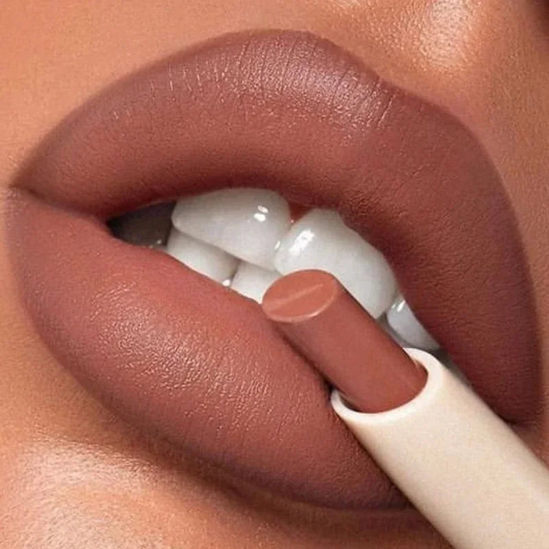 Nude Matte Velvet Lipstick Moisturizing Long Lasting Sexy Non-Stick Cups Lipsticks Waterproof Not Fading Korean Makeup Cosmetics - Seprincess