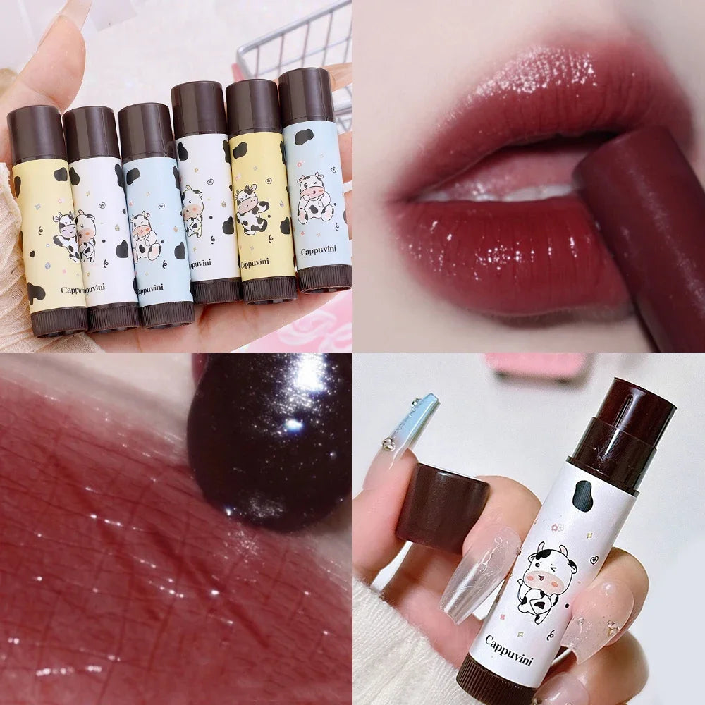 Moisturizing Colored Lip Balm Jelly Nude Rose Black Tea Mirror Lipstick Non Sticky Cup Watery Lip Tint Lips Care Makeup Cosmetic - Seprincess