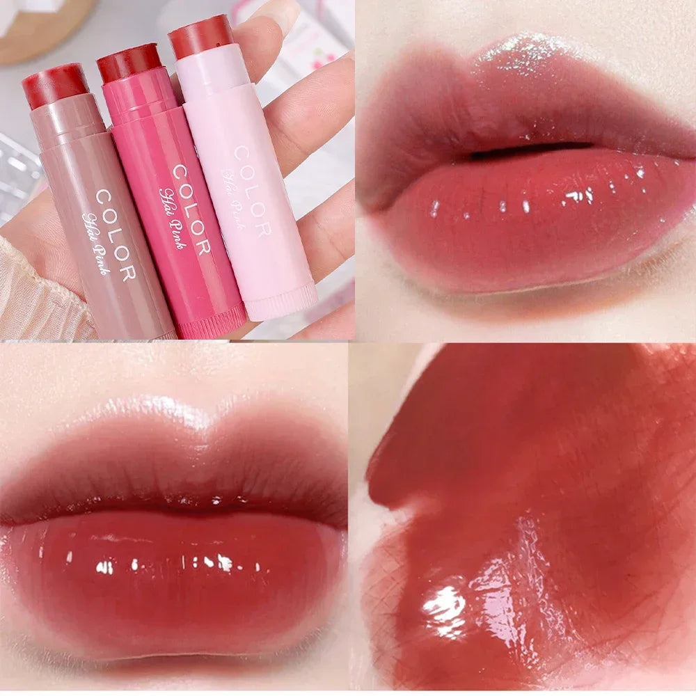 Rose Tea Lip Balm Lipstick Moisturizing Anti-dry Lip Care Cosmetics Anti-cracking Lipstick Colored Hydrating Lip Tinted Makeup