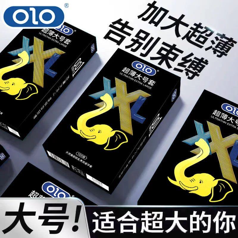 Black Condoms for Men Delay Ejaculation Latex Penis Sleeve Long Lasting Vaginal Condoms Adults Sexulaes Toys Safer Contraception - Seprincess