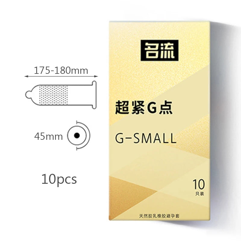 Mingliu 45mm Small Size Condoms for men Delay Ejaculation thin Tight Condom Penis Sleeve Natural Rubber Condones Contraception - Seprincess