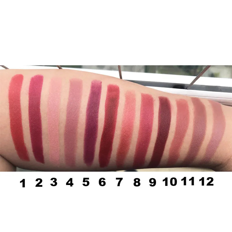 Double Ended Matte Lipstick Long Lasting Wateproof Lipsticks Brand Lip Makeup Cosmetics Dark Red Lips Liner Pencil Beauty - Seprincess