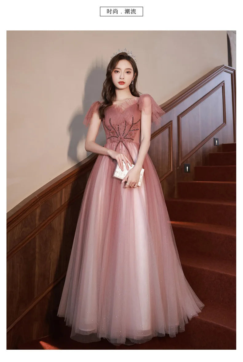 Sharon Happy Evening Dresses 2024 Luxury Dress for Weddings Elegant Formal Dresses Woman Wedding Party Dress Es Ball Gowns Gala - Seprincess