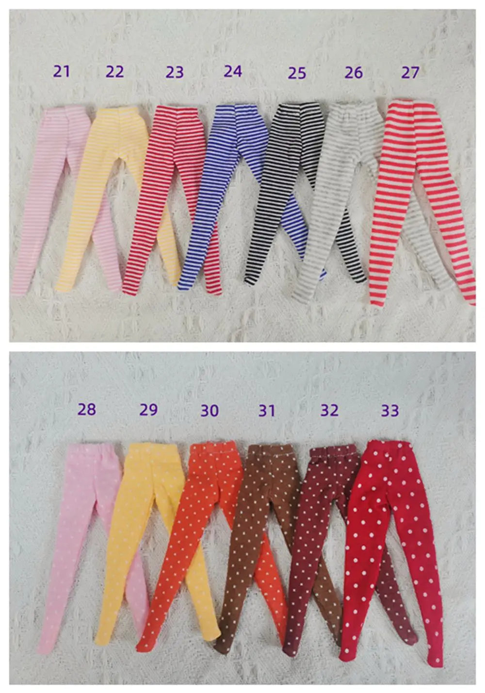 1 PCS Handmade Doll pantyhose available for Blyth  pullip doll socks stockings dolls accessories