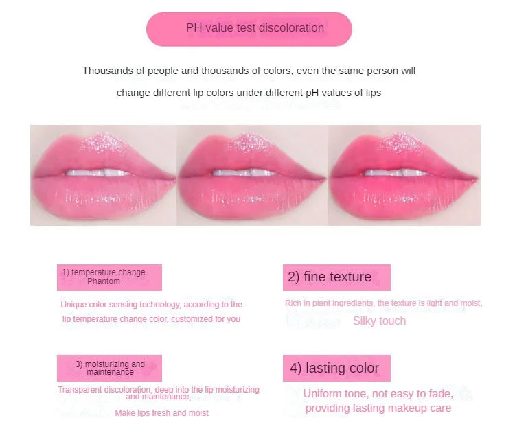 6 Sticks Transparent Moisturize Jelly Dried Flower Temperature Change Lipstick Crystal Clear Lipstick Set Makeup Cosmetic - Seprincess