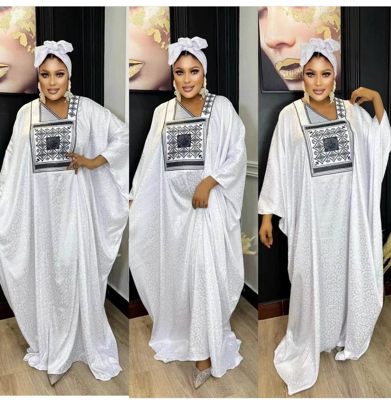 Abayas For Women Dubai Luxury 2024 African Muslim Fashion Dress Caftan Marocain Evening Party Dresses Boubou Robe Djellaba Femme - Seprincess