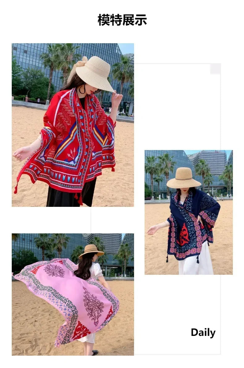 90x180cm Bikini Bathing Swimwear Cover Up Sarong Wrap Scarf Twill Cotton Pareo Beach Cover-Ups Women Large Beach Dress