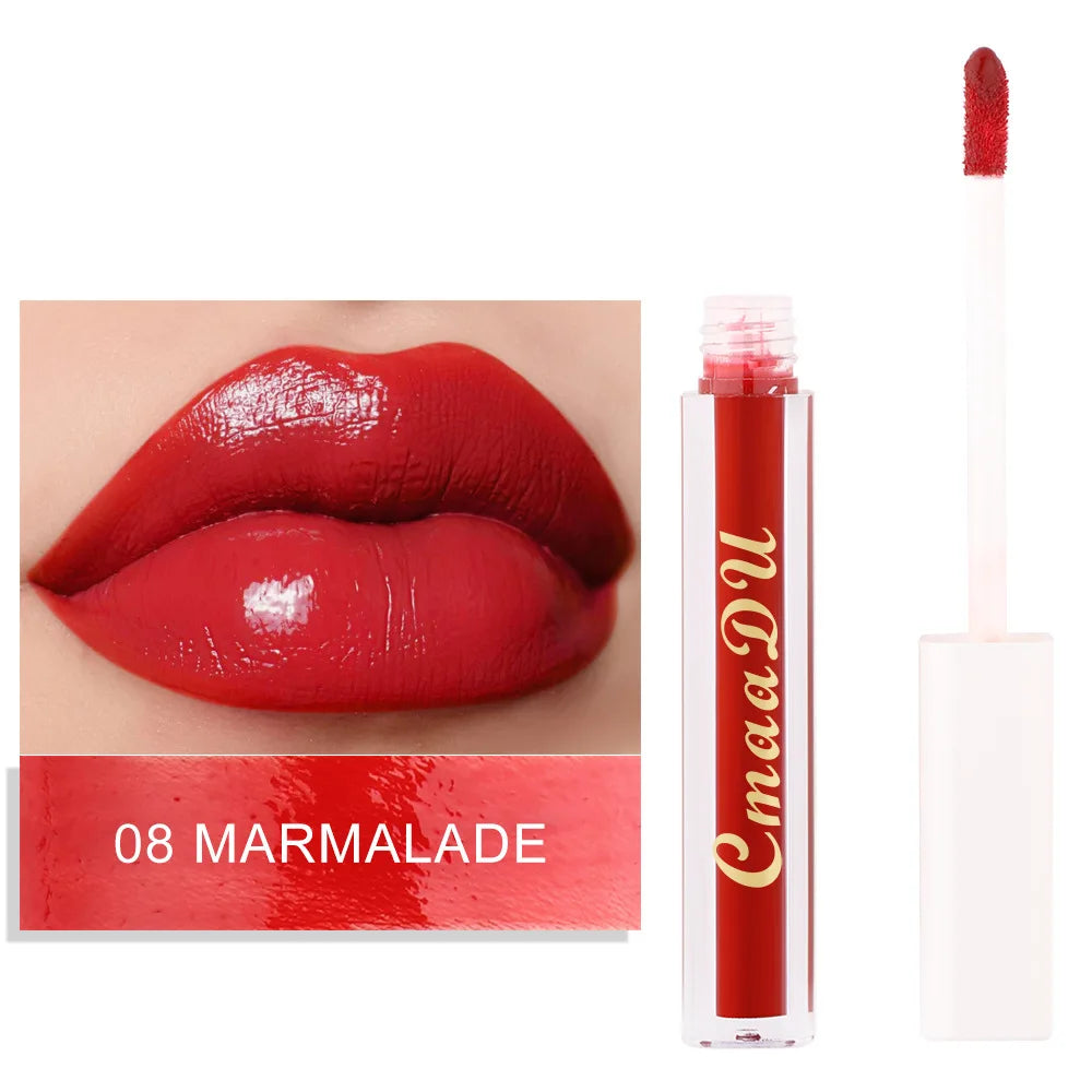 CmaaDu Hydrating Mirror Glossy Liquid Lipstick Lip Gloss  Moisturizing Lip Glaze  Non-Sticky Tint Glow Plumper Makeup Lipgloss - Seprincess