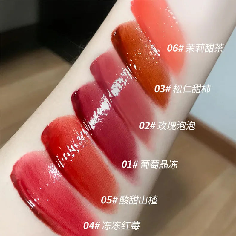 PINK COCO Mirror Water Lip Gloss Lip Glaze Moisturizing Liquid Lipstick Clear Tint Makeup Korean Lip Balm Women Cosmetics - Seprincess