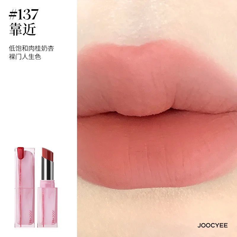 JOOCYEE GLAZED ROUGE Toffee powder mist lipstick whitening water light film-forming lipstick